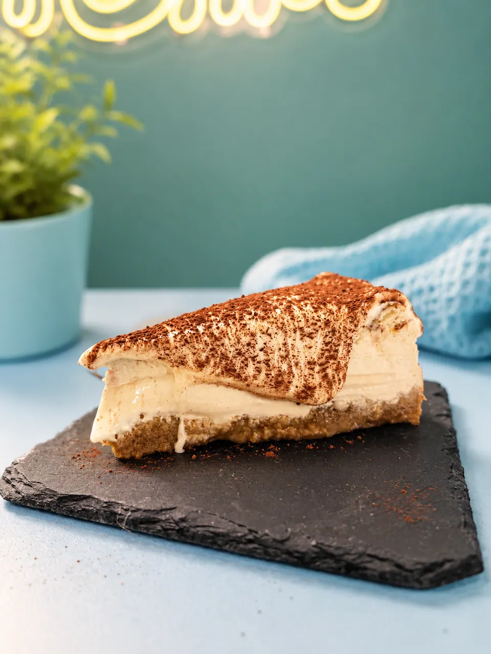 Tarta de queso de tiramisú de El Paraíso de Andrea